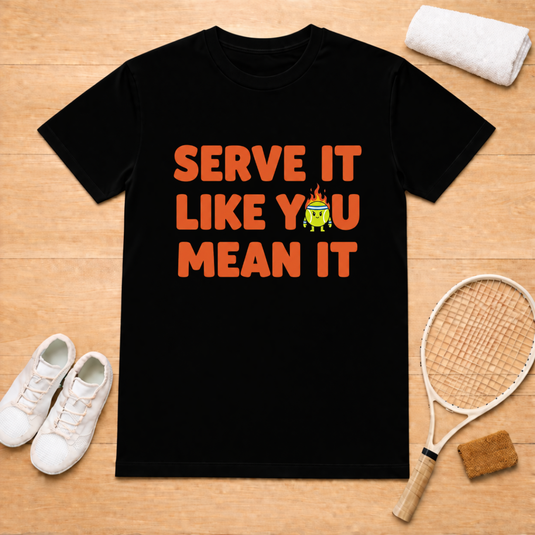 Serve it like you mean it T-Shirt