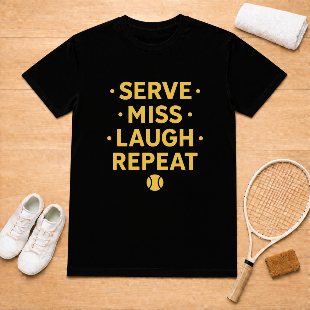 serve miss laugh repeat T-Shirt
