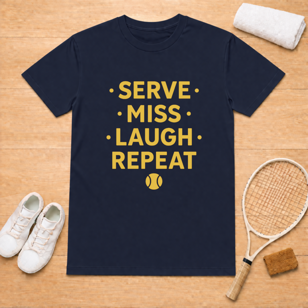 serve miss laugh repeat T-Shirt