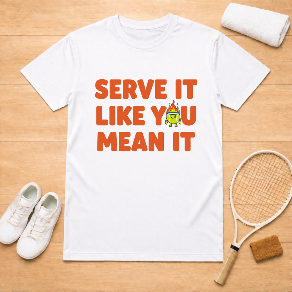 Serve it like you mean it T-Shirt