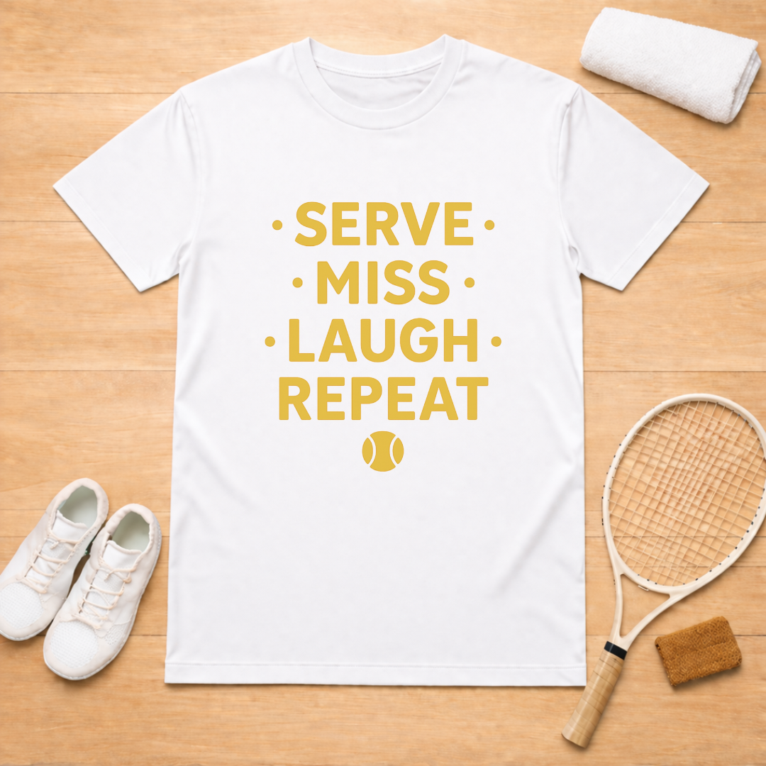 serve miss laugh repeat T-Shirt