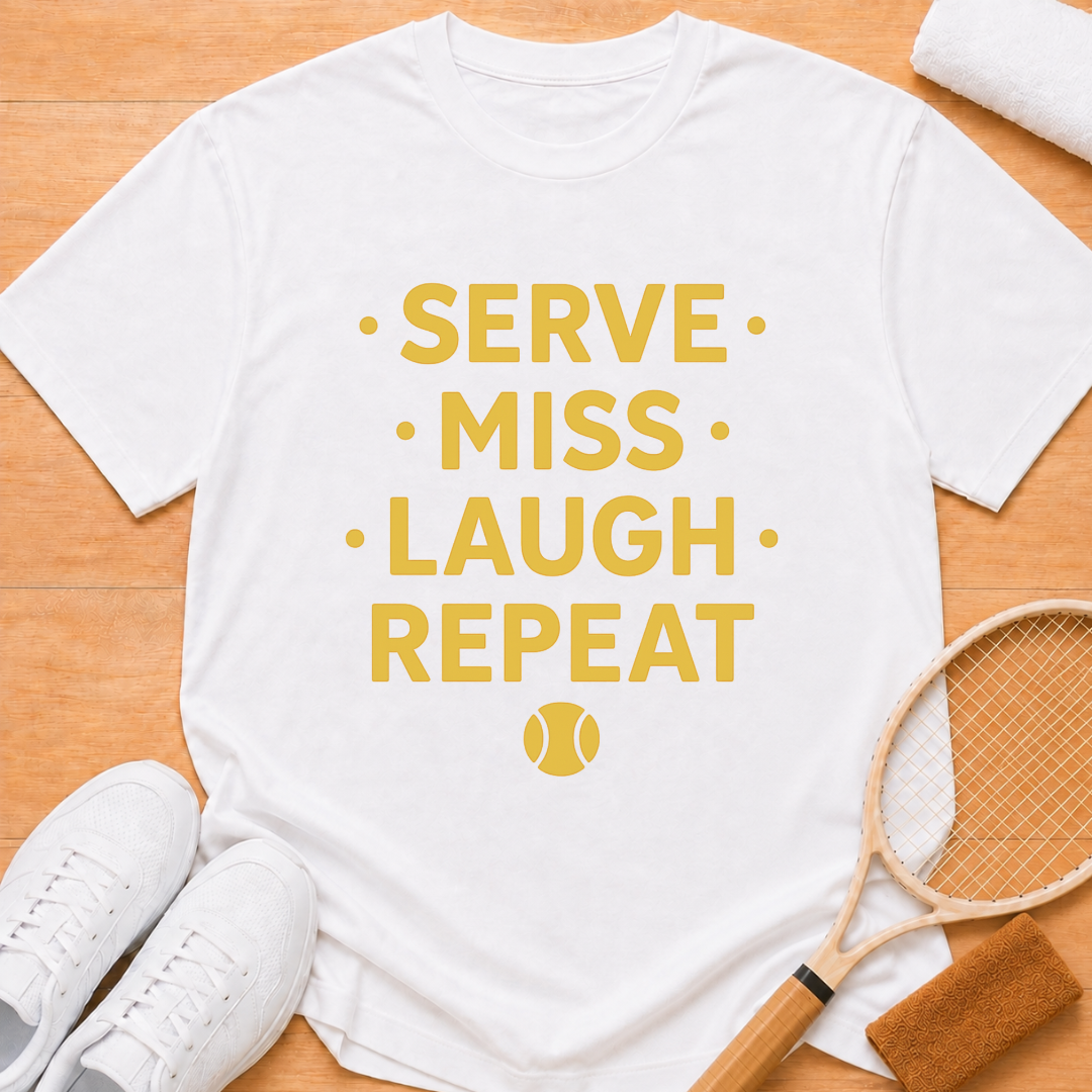 serve miss laugh repeat T-Shirt